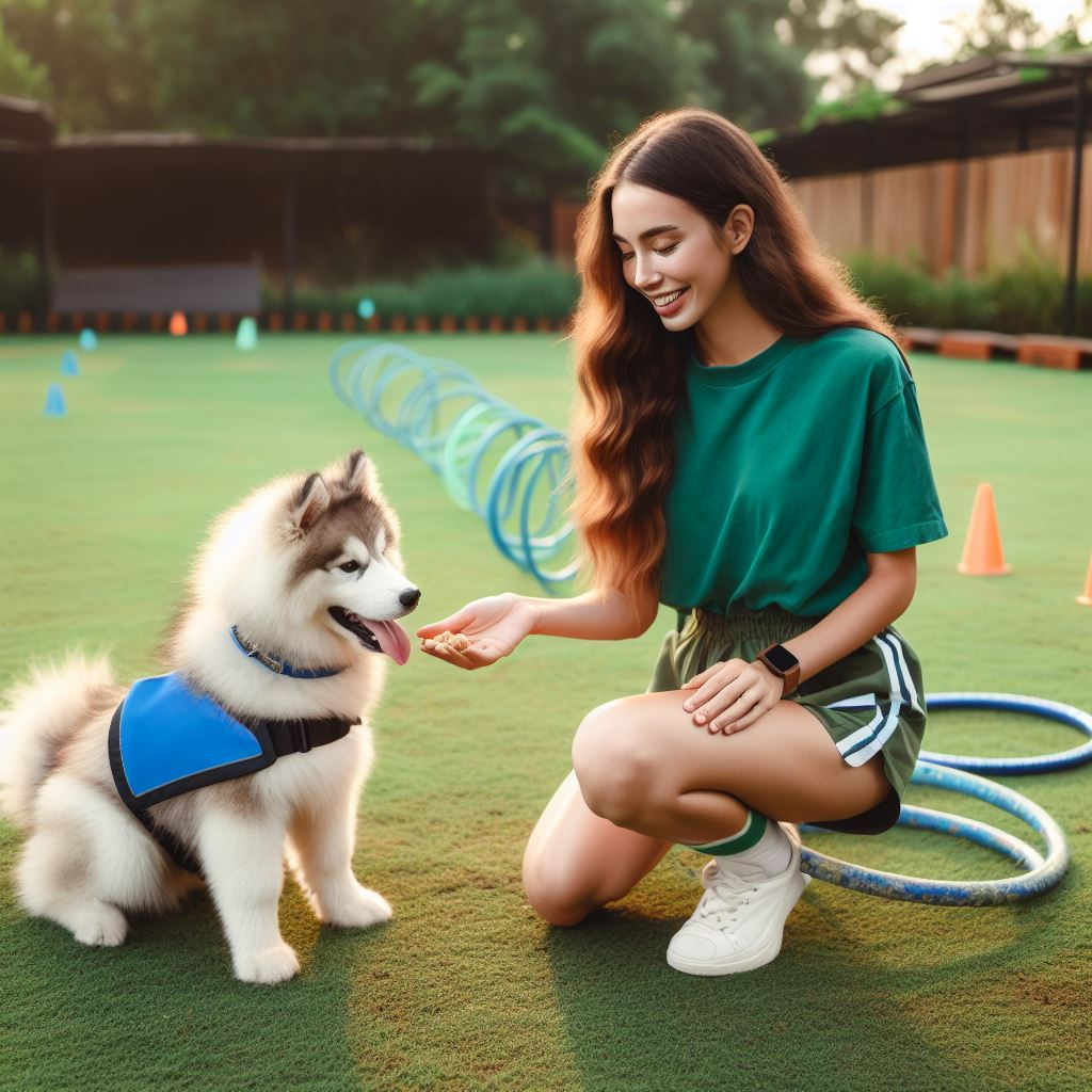 petting your husky