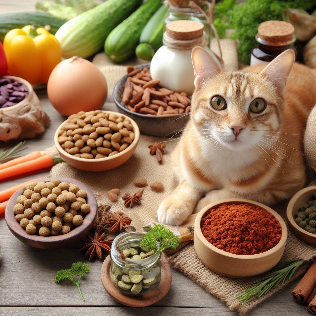 cats with homemade foods